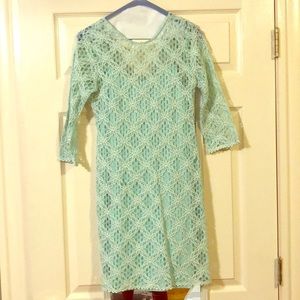 Dolce Vita green eye-lit dress